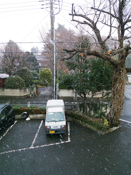 2018年1月東京町田の雪