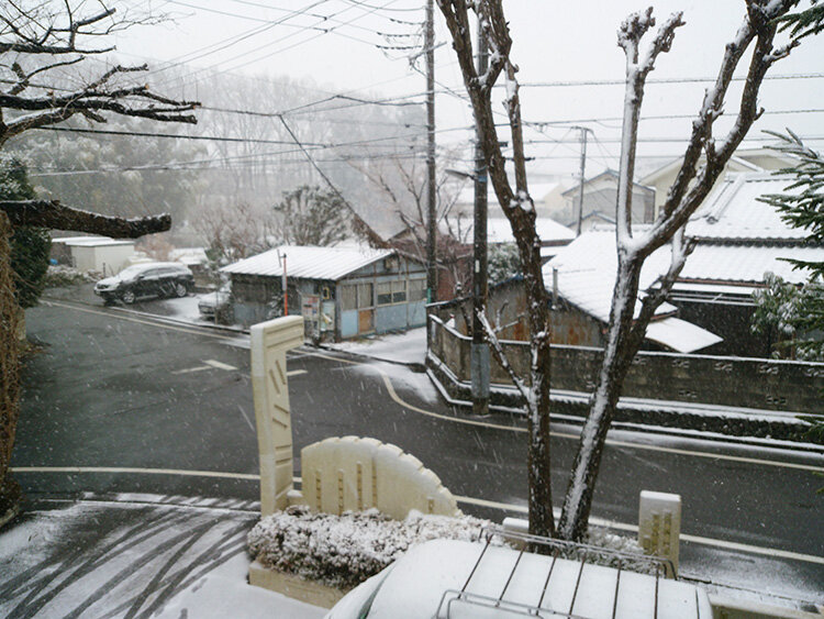 2018年1月東京町田の雪