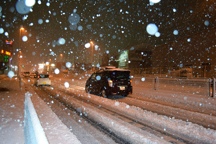 2018年1月東京町田の雪
