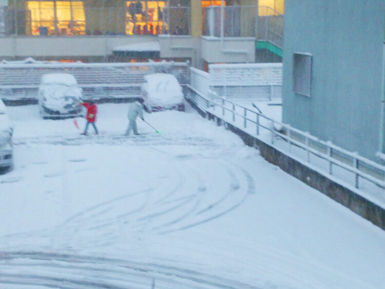2018年1月東京町田の雪
